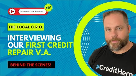 Interviewing our FIRST CREDIT REPAIR Virtual Assistant! Credit Repair Disputing & Social Media Help