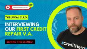 Interviewing our FIRST CREDIT REPAIR Virtual Assistant! Credit Repair Disputing & Social Media Help