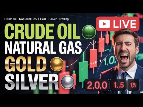 MCX Commodity LIVE | Crude Oil | Natural Gas | Gold | Silver | Real-Time Market Update 📱