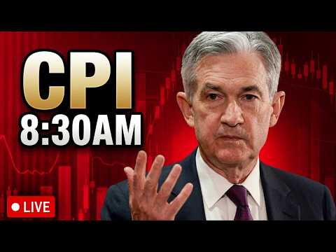🔴CPI INFLATION DATA 8:30AM! INFLATION SHOCK MARKETS?! | LIVE TRADING