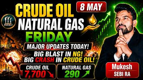 MCX CRUDE OIL & NATURAL GAS TODAY | BUY OR SELL? | IMPORTANT LEVELS | 8 MAY 2026