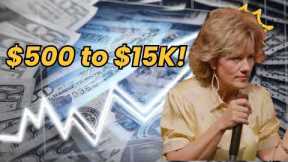 From $500 to $15000 Credit Limit. THE EXACT STRATEGY I USED!