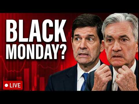 🔴BLACK MONDAY OR TRAP? BTC & GOLD CRASH, NASDAQ 30K! | LIVE TRADING