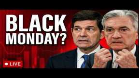 🔴BLACK MONDAY OR TRAP? BTC & GOLD CRASH, NASDAQ 30K! | LIVE TRADING