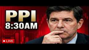 🔴PPI INFLATION DATA 8:30AM! - WILL PPI SHOCK MARKETS?! | LIVE TRADING